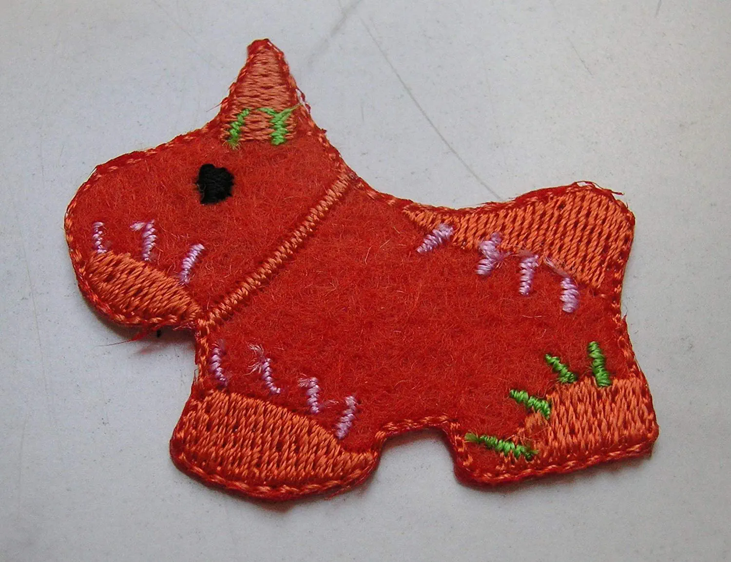 2 Applikation Hund 50 x 40mm zum Aufbügeln