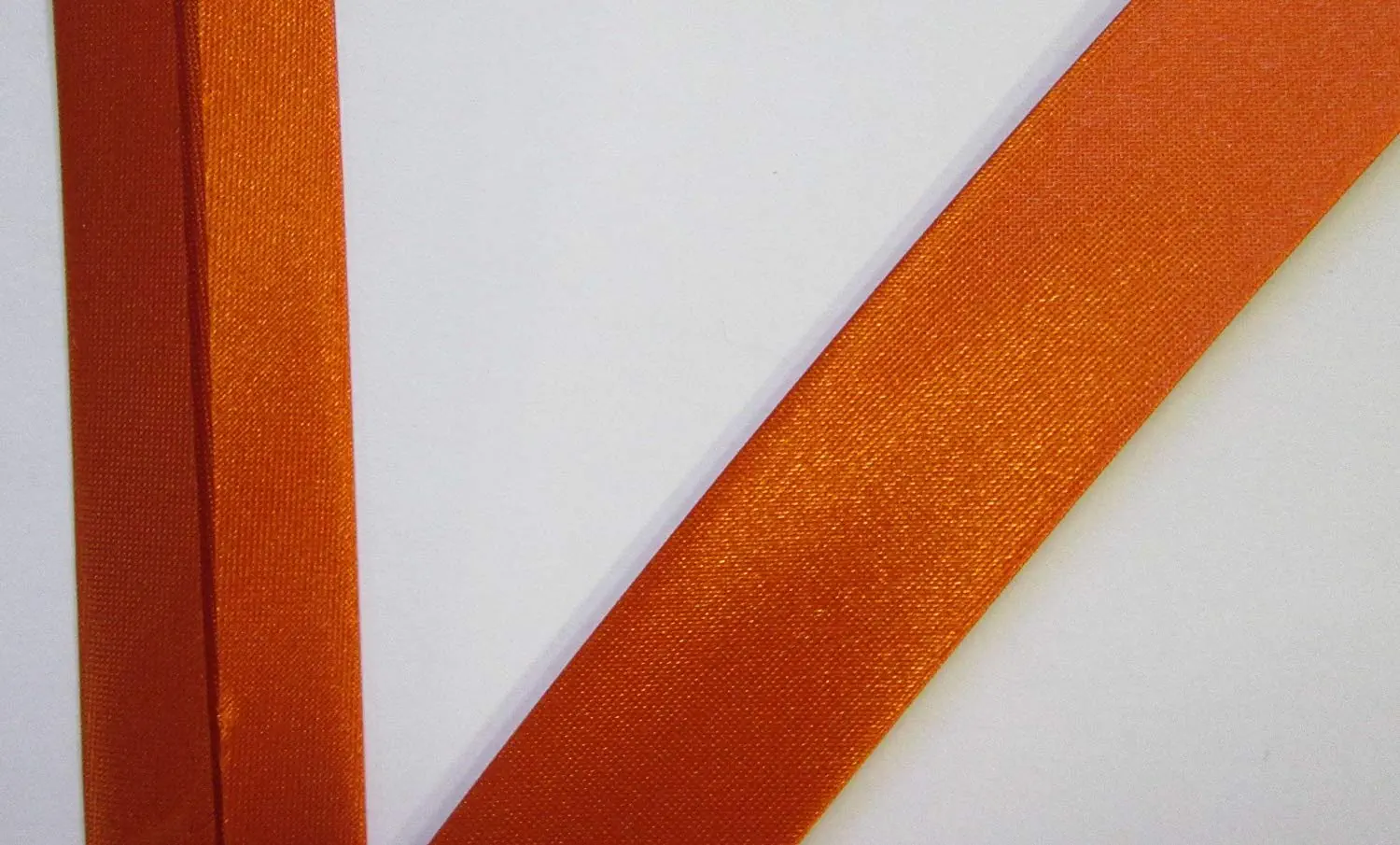 Satinschrägband rost orange /20 mm