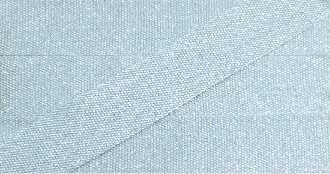 Gurtband 30 mm Lurex silber Polyester