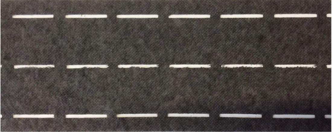 Vlies Stanzband Bundeinlage 10-30-30-10 5m anthrazit