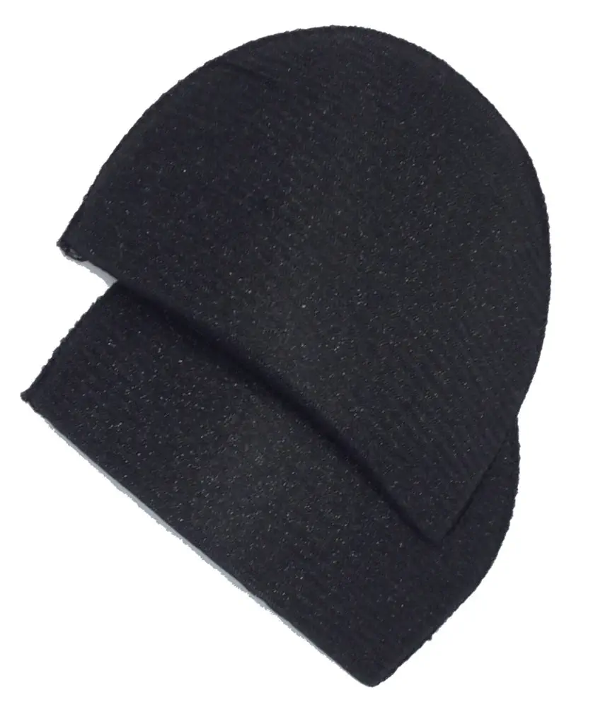Schulterpolster Halbmond  klein schwarz