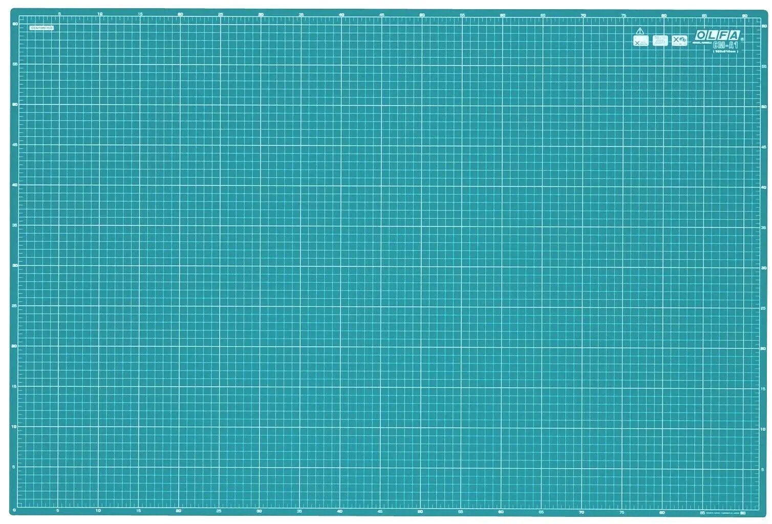 Schneideunterlage cm/inch-Einteilung 90 x 60 cm