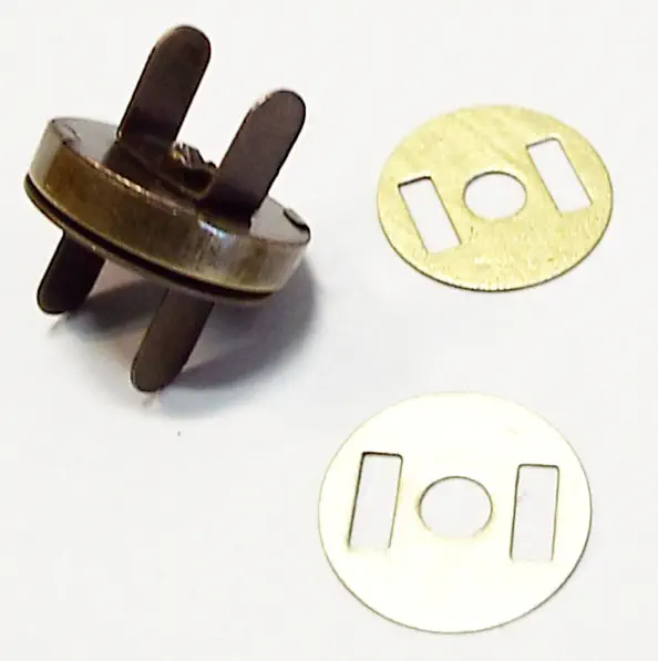 Magnetverschluß 18 mm altmessing