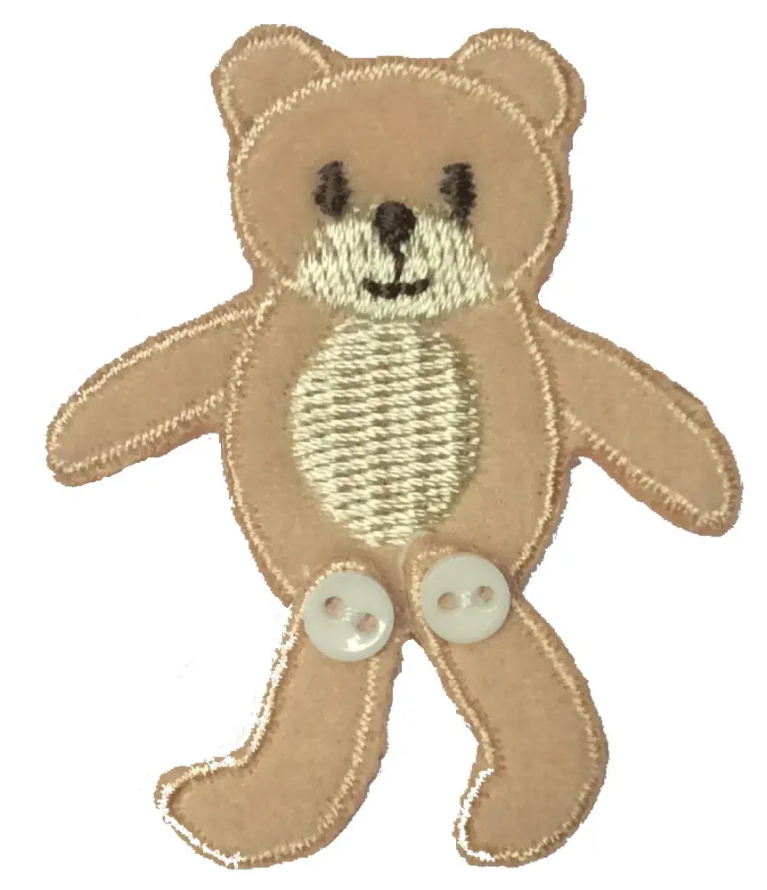Applikation Teddy 40 x 45 mm aufbügelbar