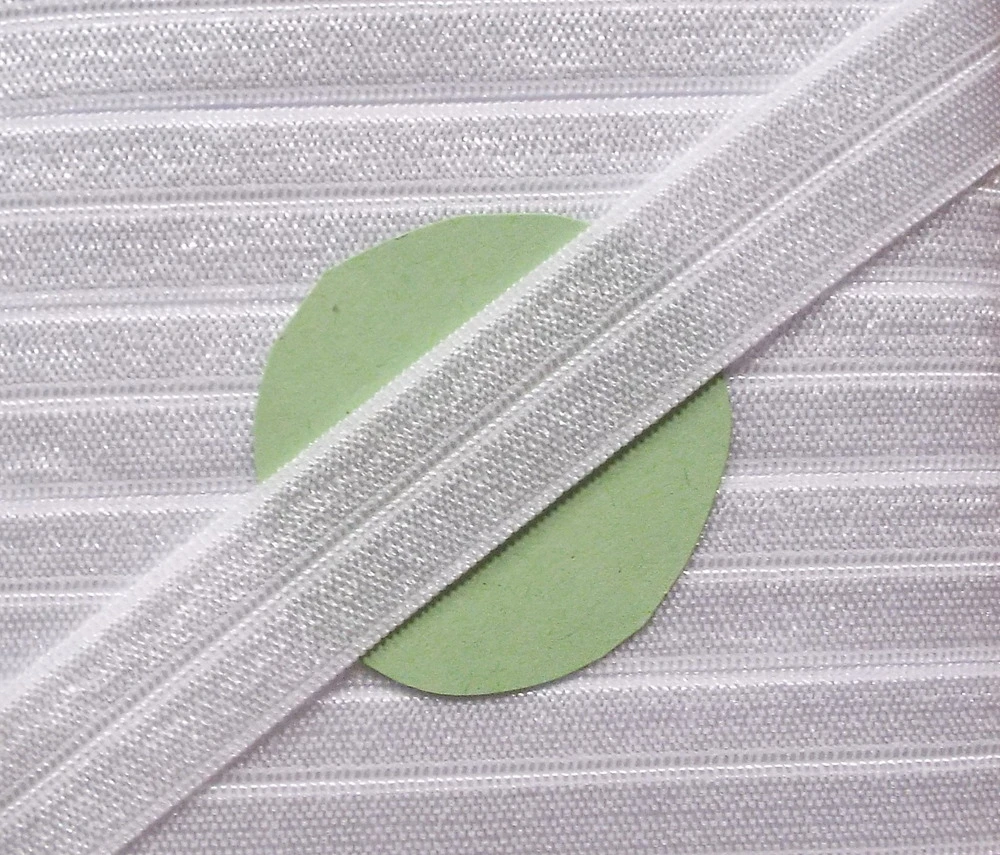 5 m Einfaßband elastisch 14 mm weiß