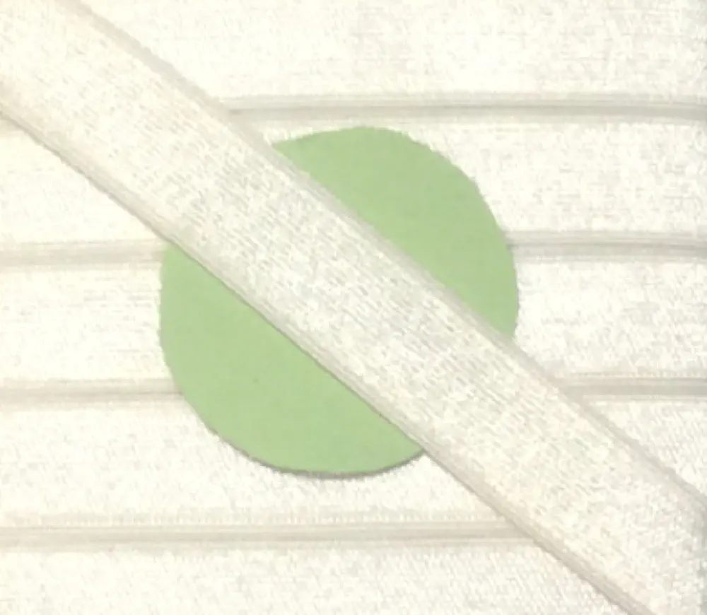Gummiband 15 mm creme, seidig glänzend