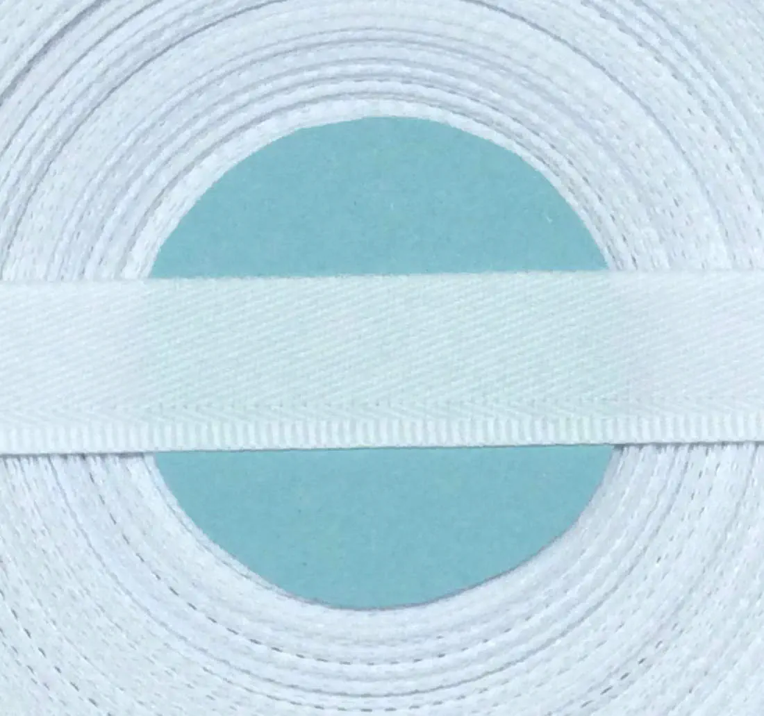 Hosenschonerband/Stoßborte 15 mm weiß