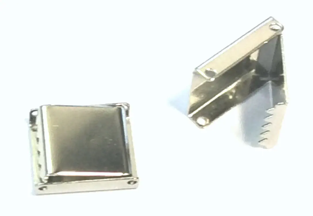 Kordelende 10 mm silber für Hoodiekordel