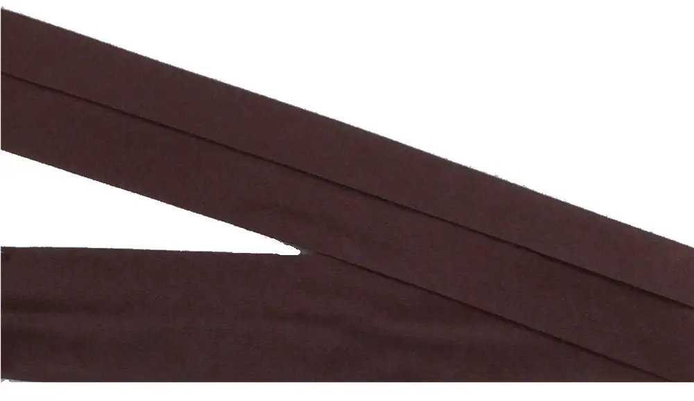 Bw-Schrägband 30 mm dunkelbraun vorgefalzt