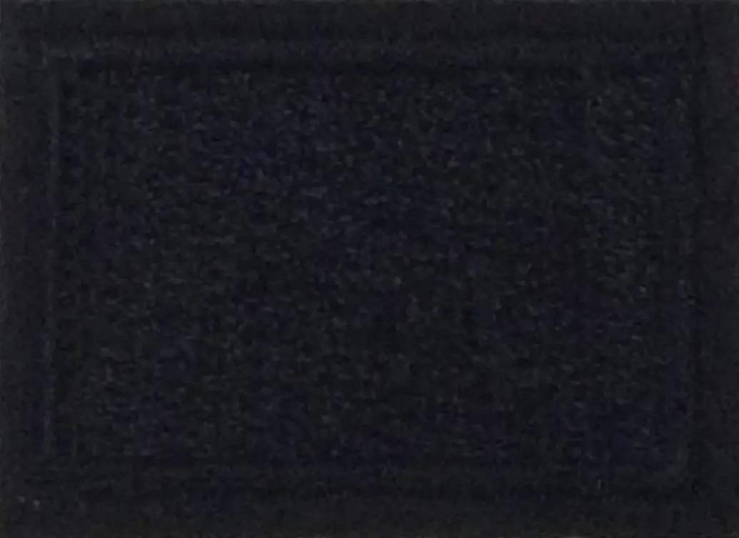 Applikation Rechteck 23 x 33 mm schwarz aufbügelbar