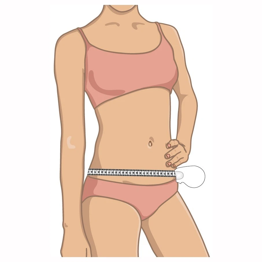 Rollmaßband von Hoechstmass 150cm blau Body Roll Bandmaß Maßband Deutschland
