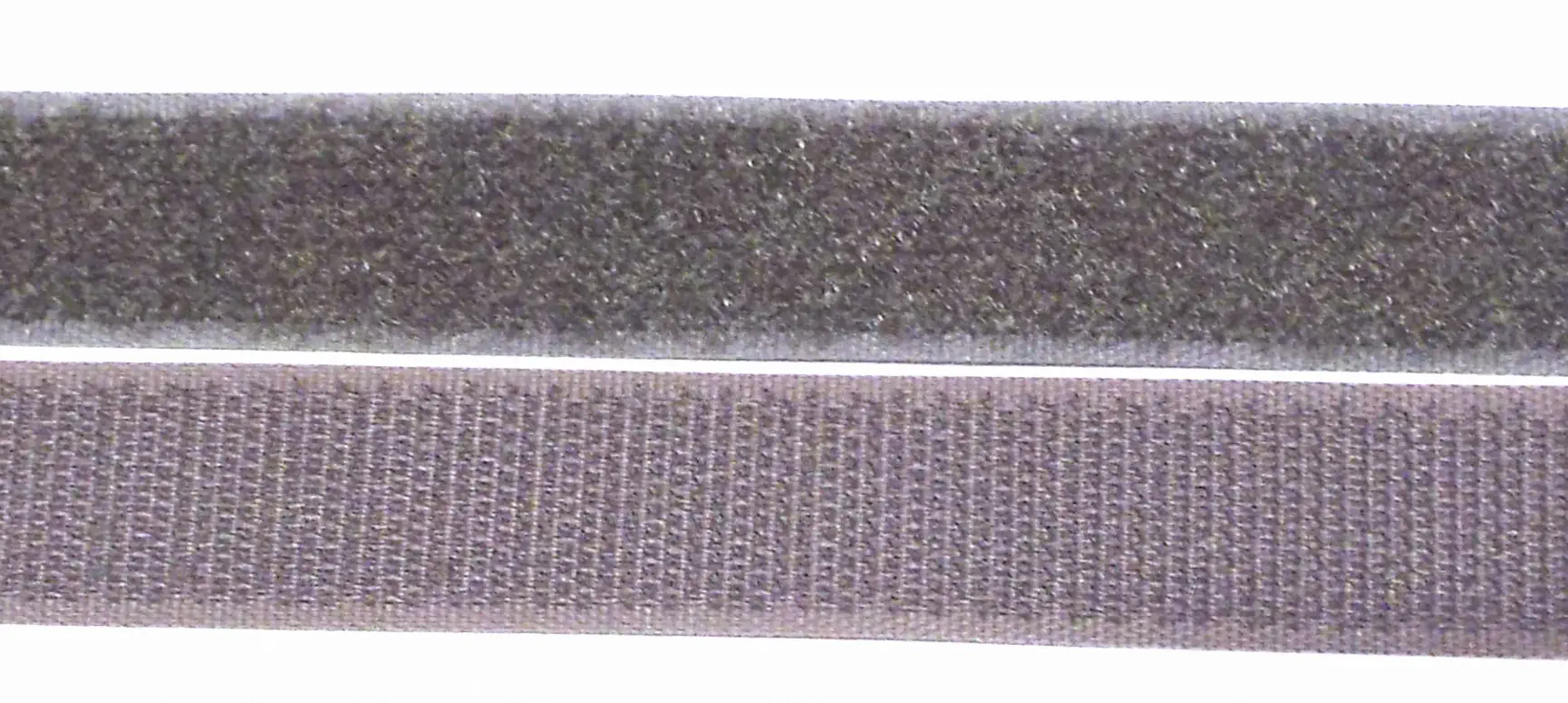 Klettband Haken- und Flauschband 20 mm grau zum Nähen