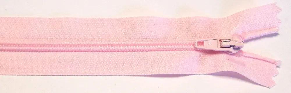 Reißverschluss rosa, 045 cm Kunststoff nicht teilbar