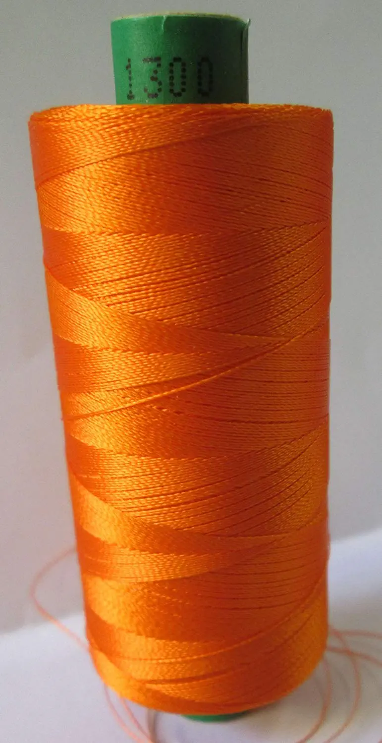 Maschinenstickgarn 1000 m orange col. 1300, ISAFIL 40er