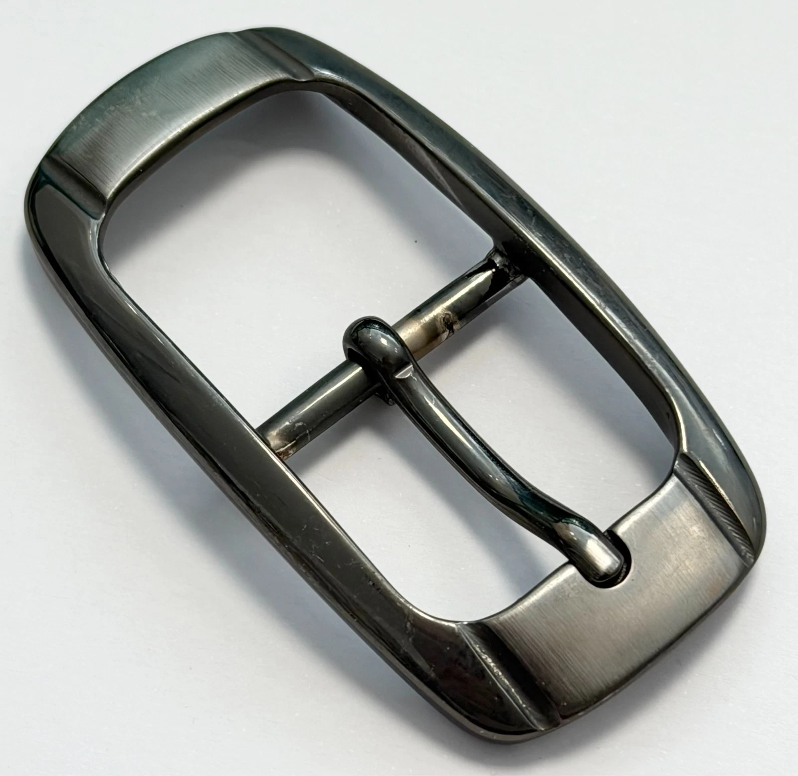 Gürtelschließe Metall alt silber Stegbreite 30 mm Schließe f. Gürtel Schnalle