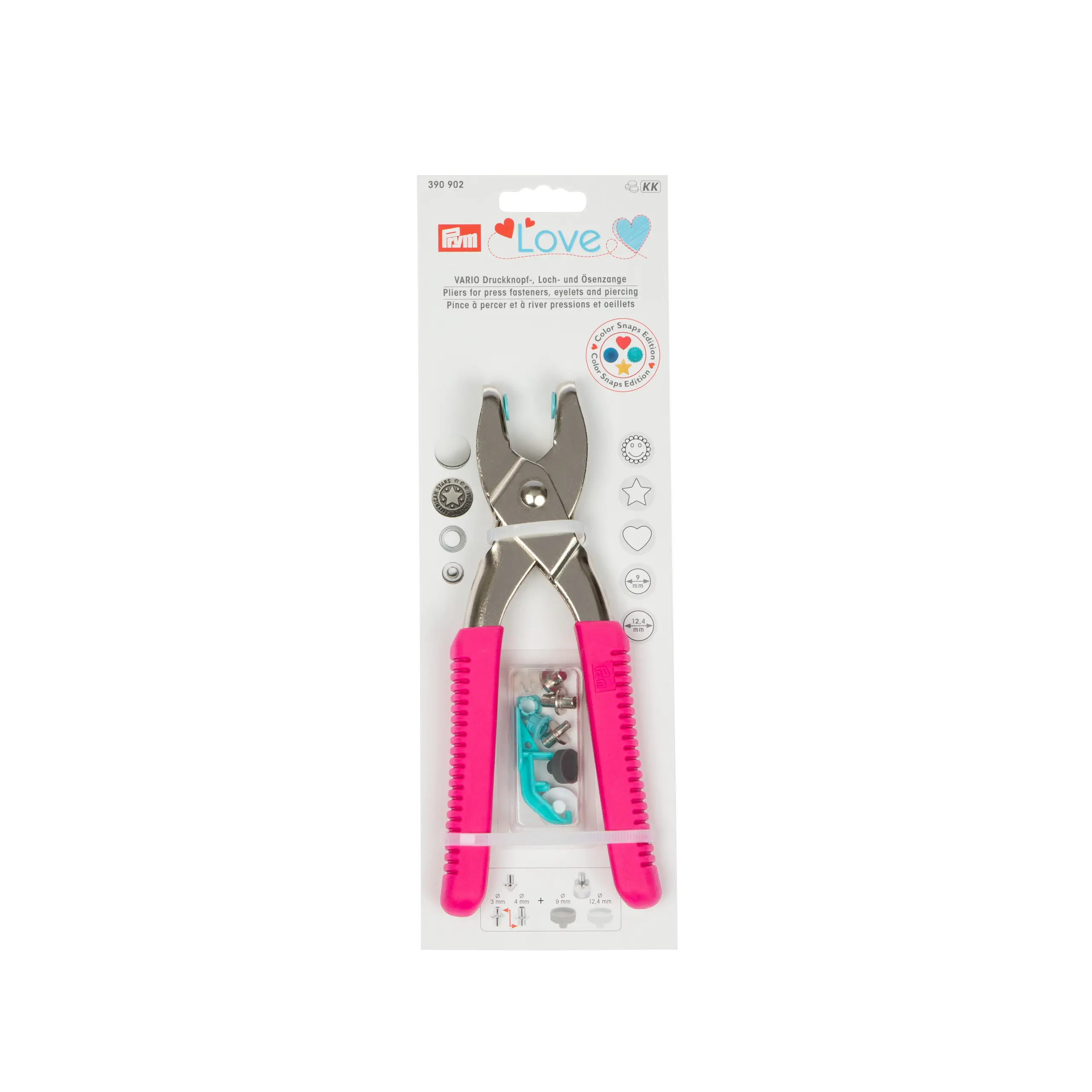 Prym 390902 Vario-Zange "Prym Love", pink