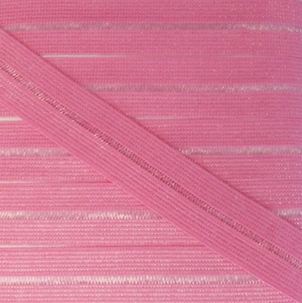 5 m Einfaßband elastisch 14 mm rosa