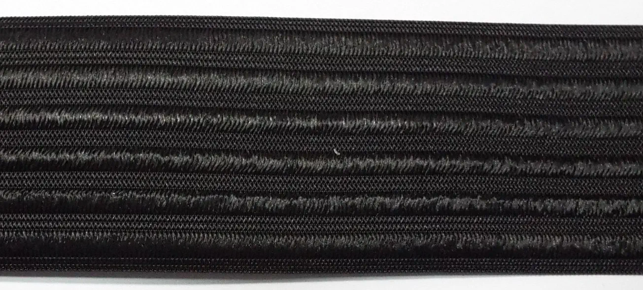 Gürtel Gummi 50 mm schwarz