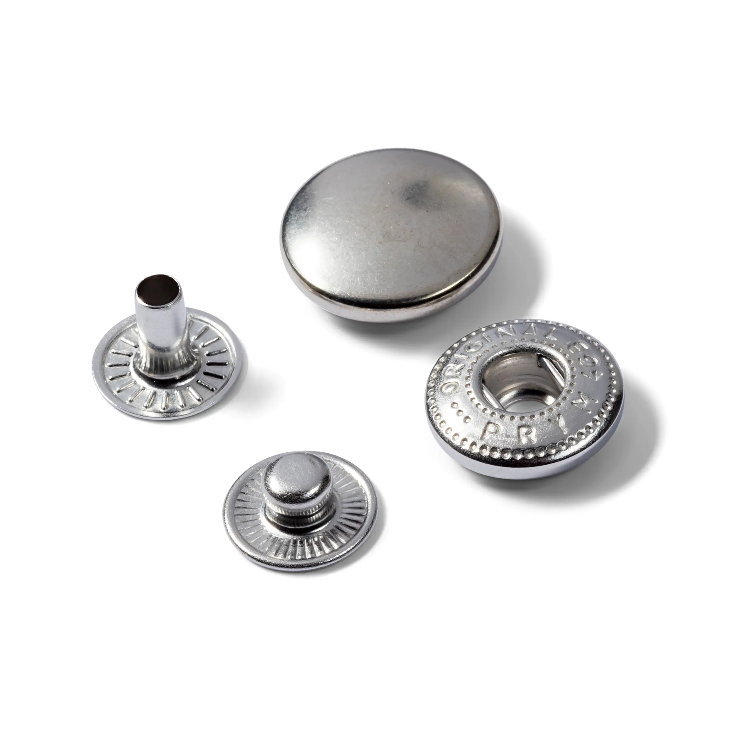 Prym 390321 Nähfrei-Nachfüllpackung 15 mm silber