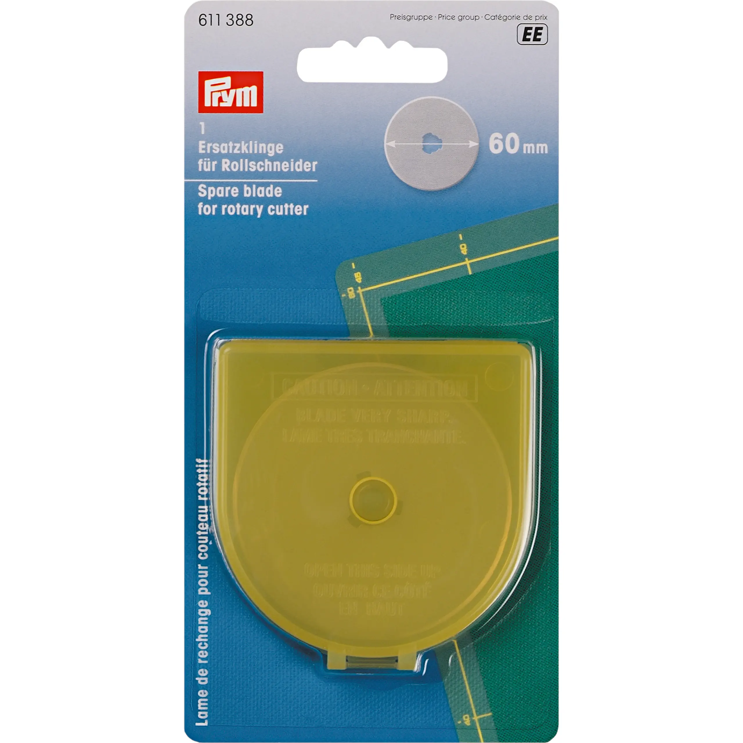 Prym 611388 Ersatzklinge für Rollschneider Jumbo 60 mm