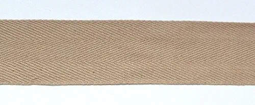 Baumwollband 30 mm beige
