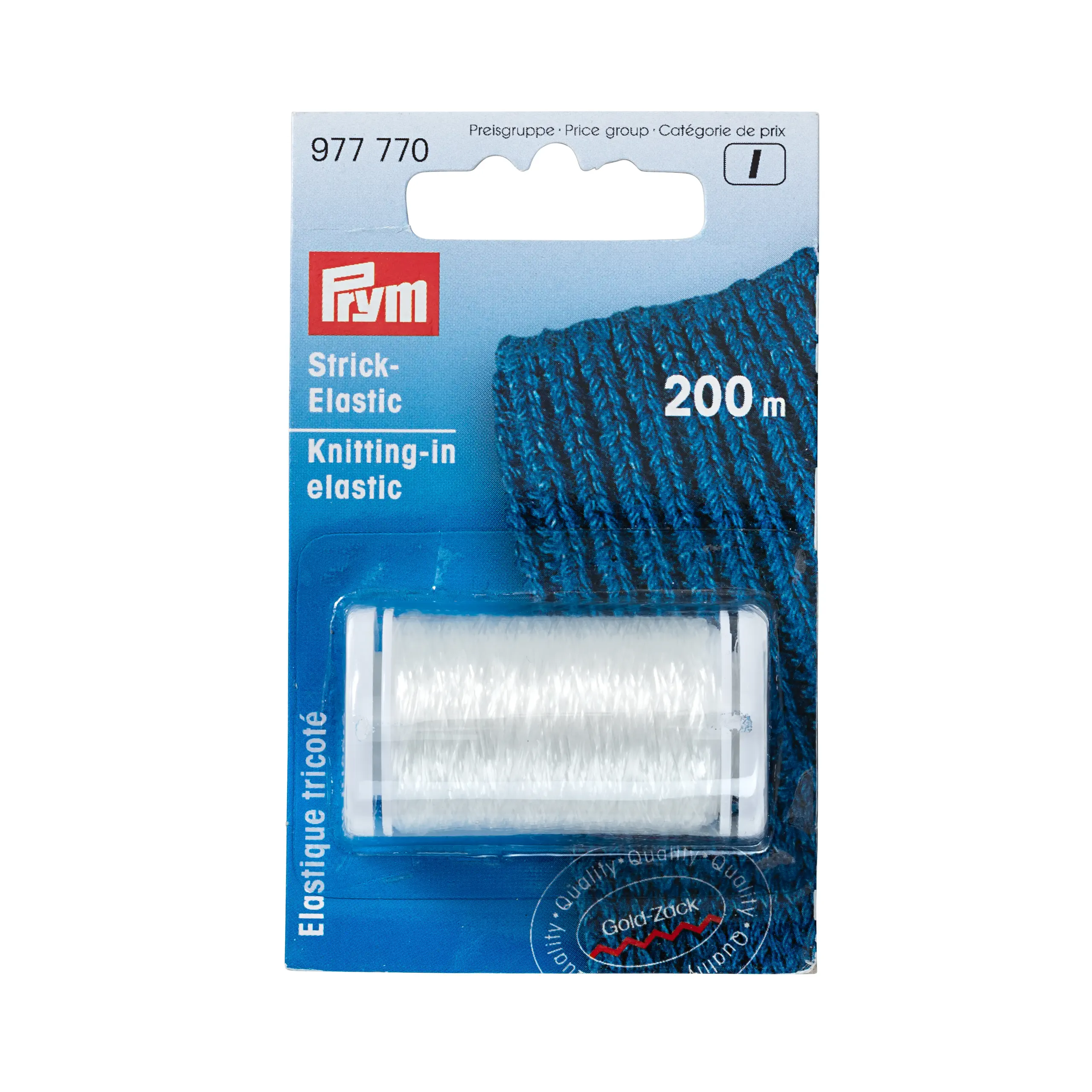 Prym 977770 Strickelastik transparent