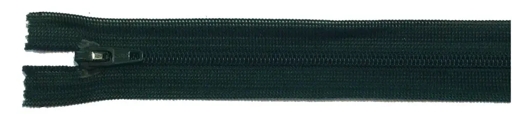 Reißverschluss grün dunkel, 022 cm Kunststoff nicht teilbar