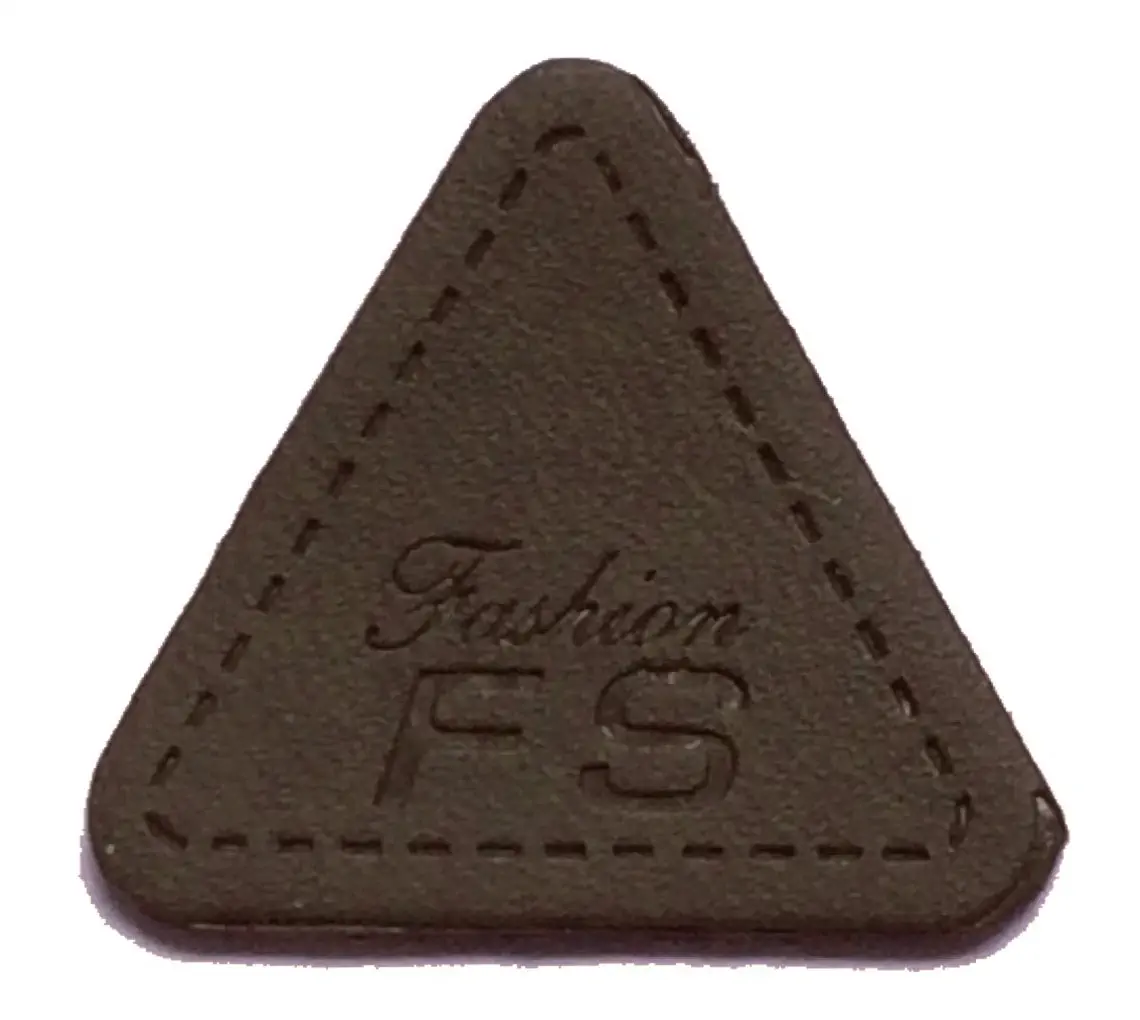 Applikation Dreieck braun 23 x 25 mm zum Aufnähen