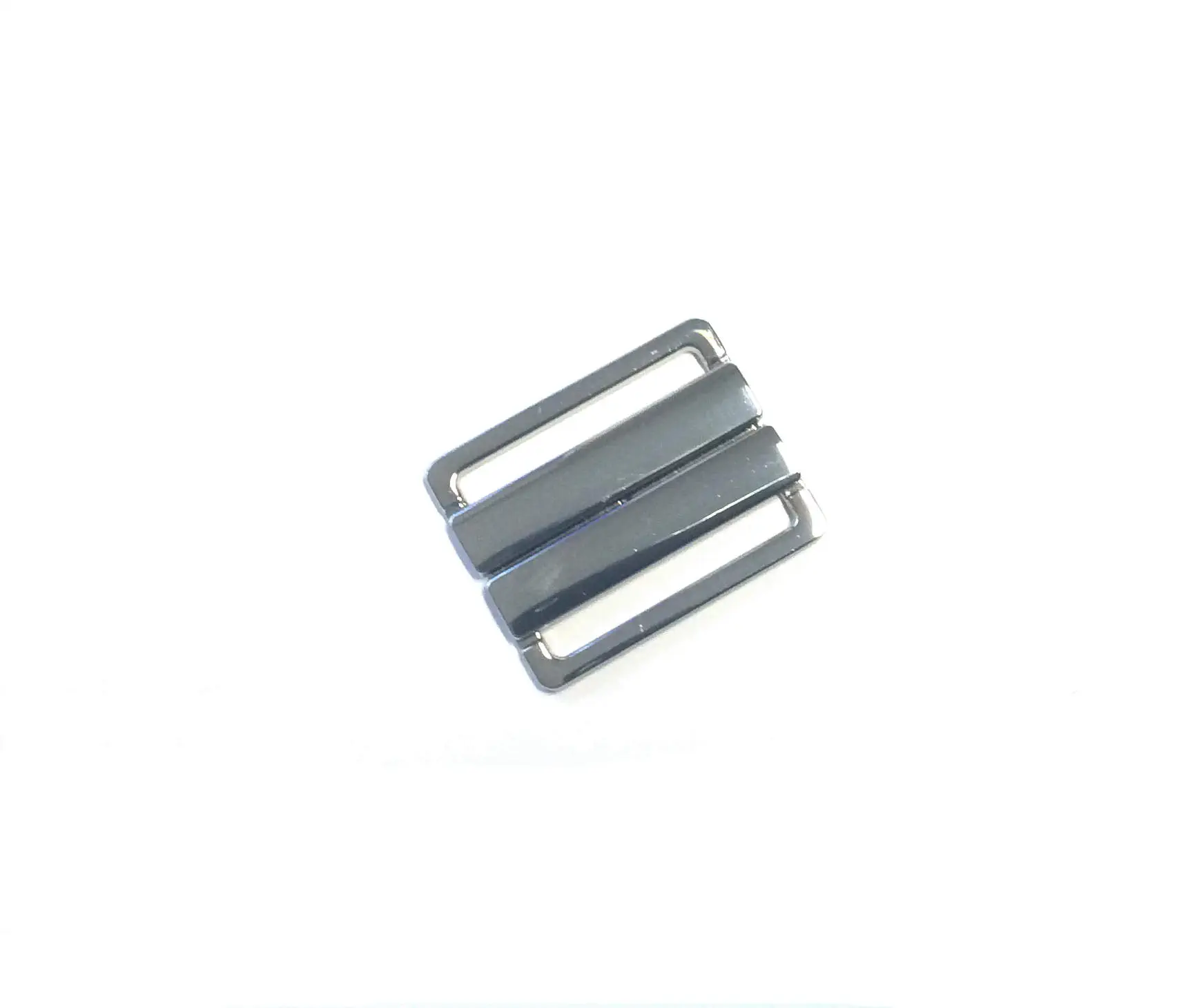 Bikiniverschluss 30 mm Metall silber