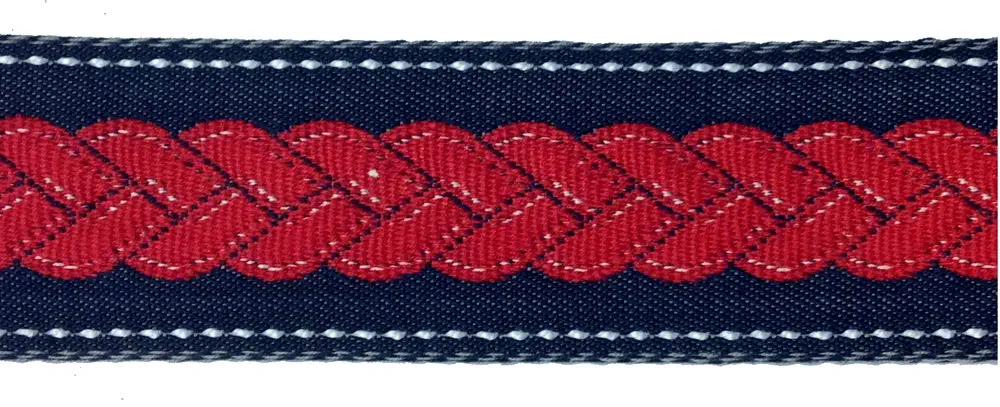 Band 55 mm jeans/rot