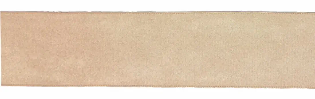 Velourband 40 mm beige