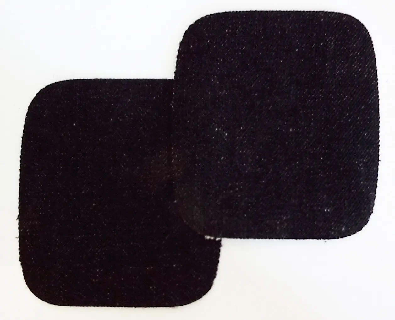 1 Paar Patches Jeans schwarz 10,5 x 10 cm