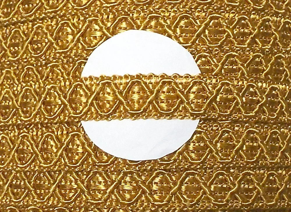 Posamentenborte gold 12 mm