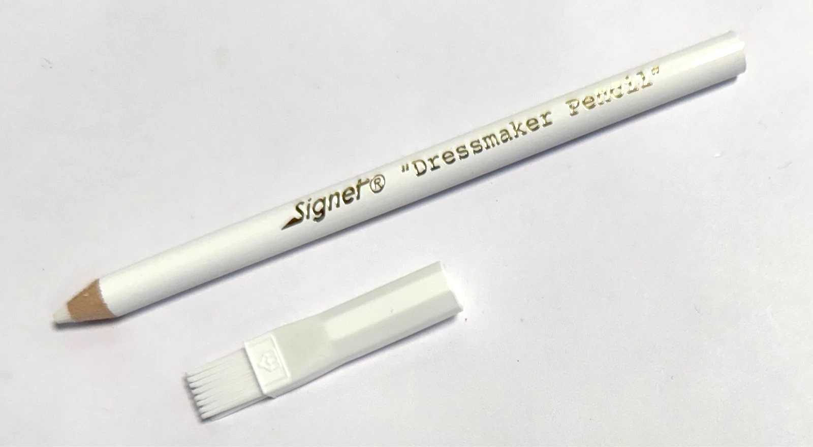 Kreidestift weiß mit Löschbürste