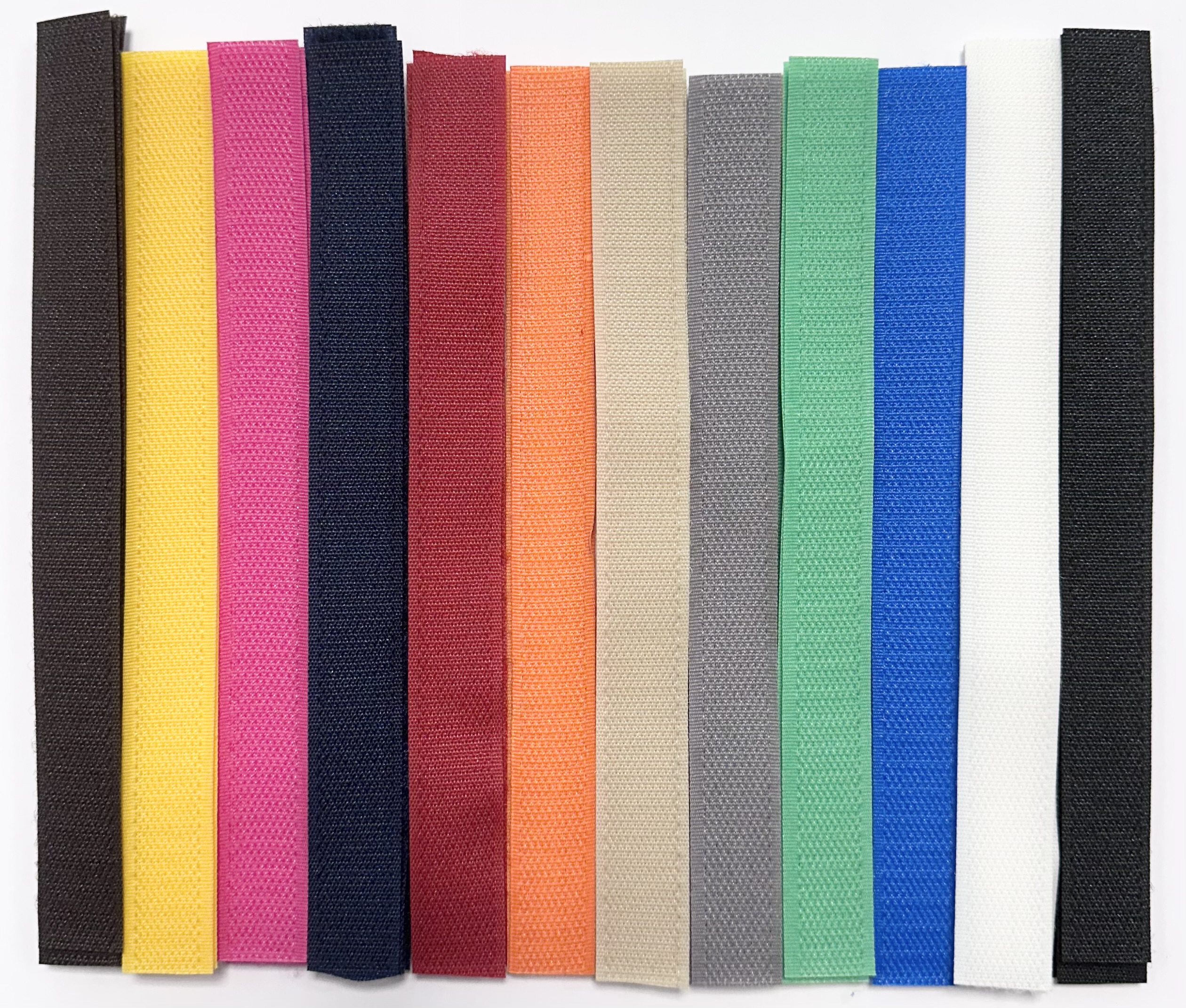 Bastelsortiment Klettband (beide Seiten) 24 x 20 cm bunt 12 Farben