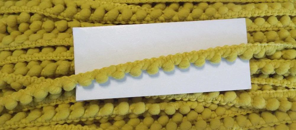 Pomponborte 10 mm pistazie