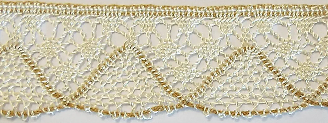 Klöppelspitze 45 mm natur beige