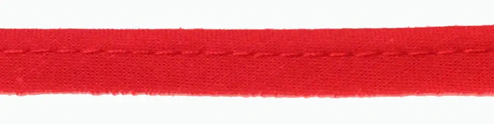 Paspel Baumwolle 9 mm rot
