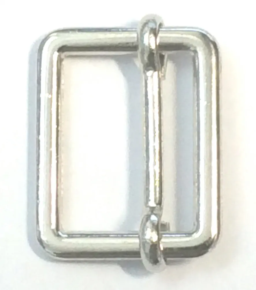 Schiebestegschnalle Stegbreite 20 mm silber