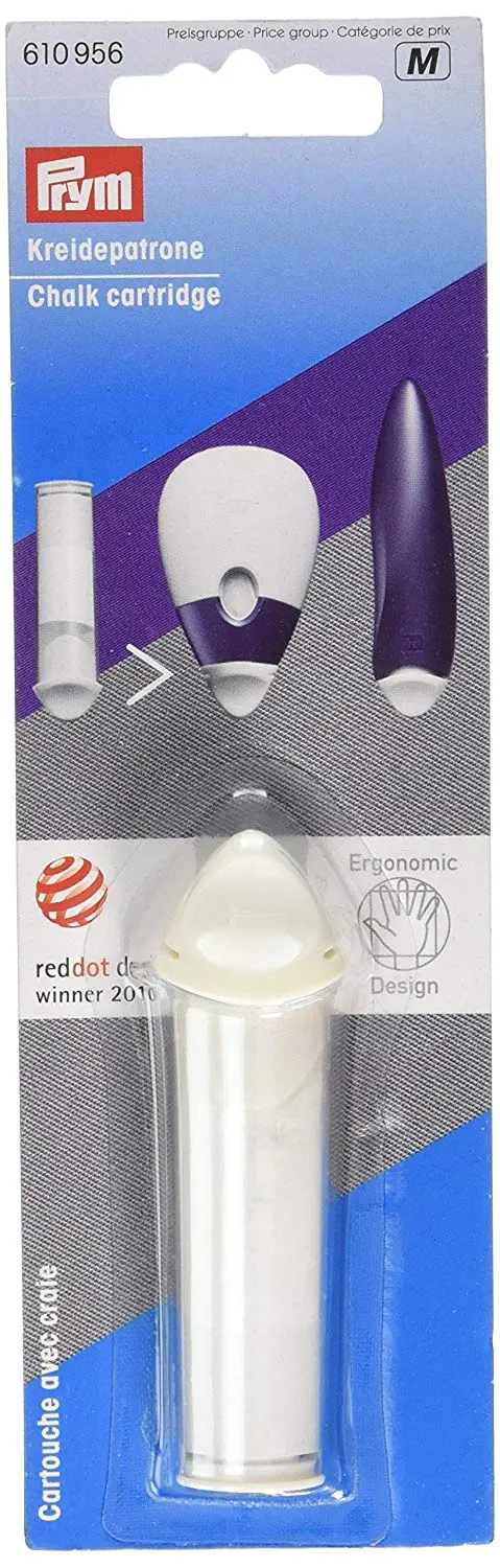 Prym 610956 Kreidepatrone weiß Ergonomics