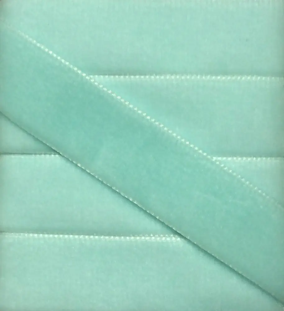 Samtband 009 mm zart mint grün