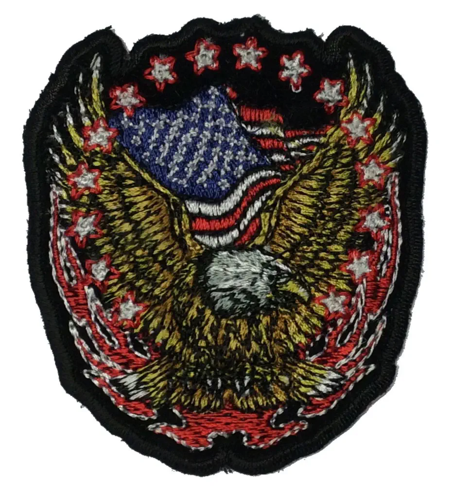 Applikation "amerikanischer Adler" 65 x 75 mm