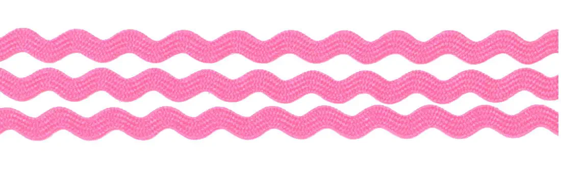 Zackenlitze 9 mm rosa
