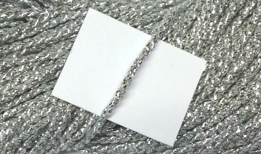 Kordel Lurex silber 2 mm