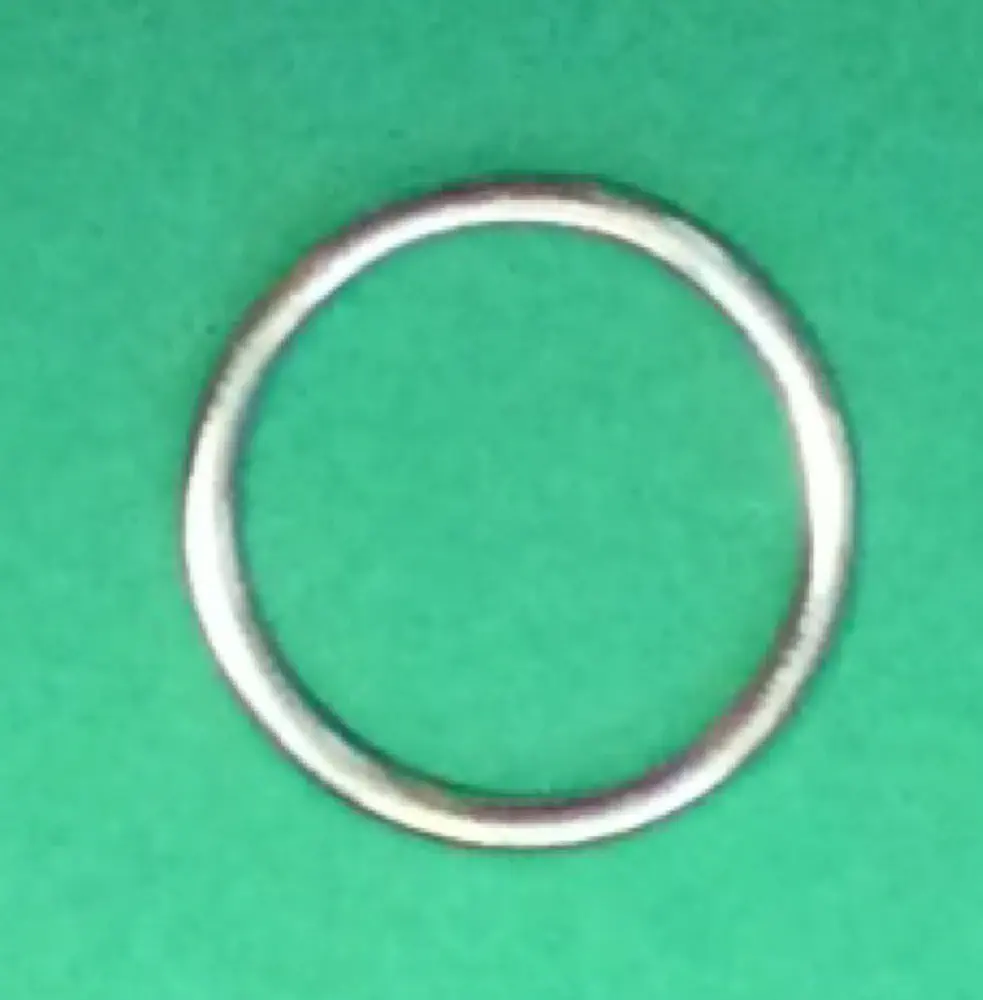 Ring 30mm silber