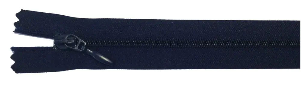 Reißverschluss blau dunkelblau, 026 cm Kunststoff nicht teilbar R