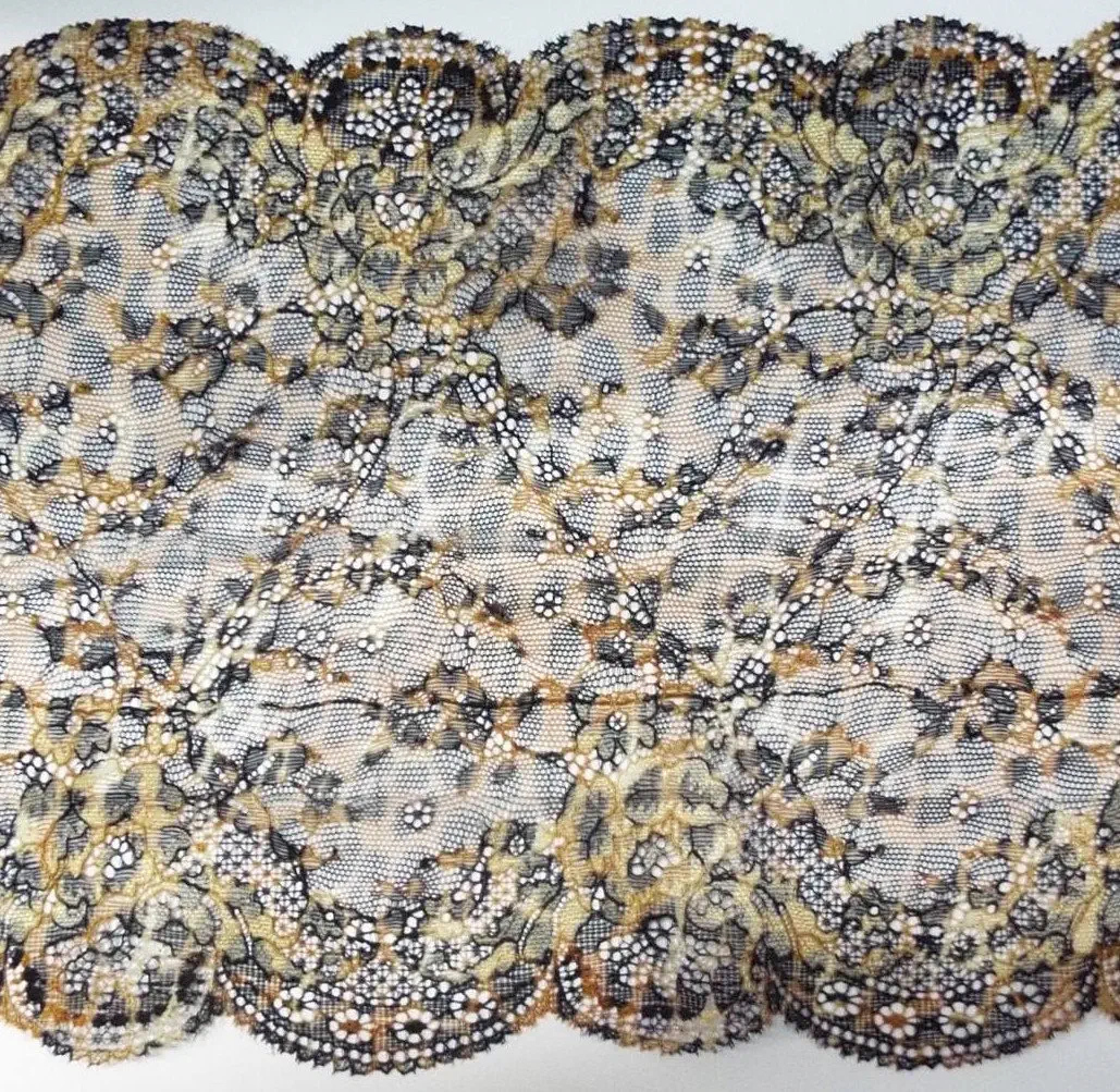 Dessousspitze elastisch 210 mm Animal Print