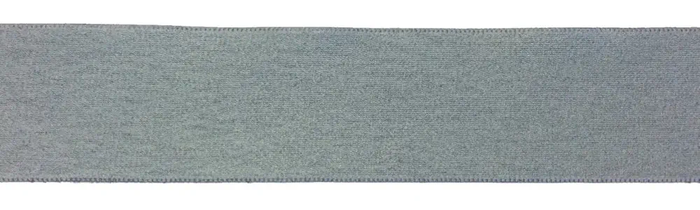 Velourband 40 mm grau