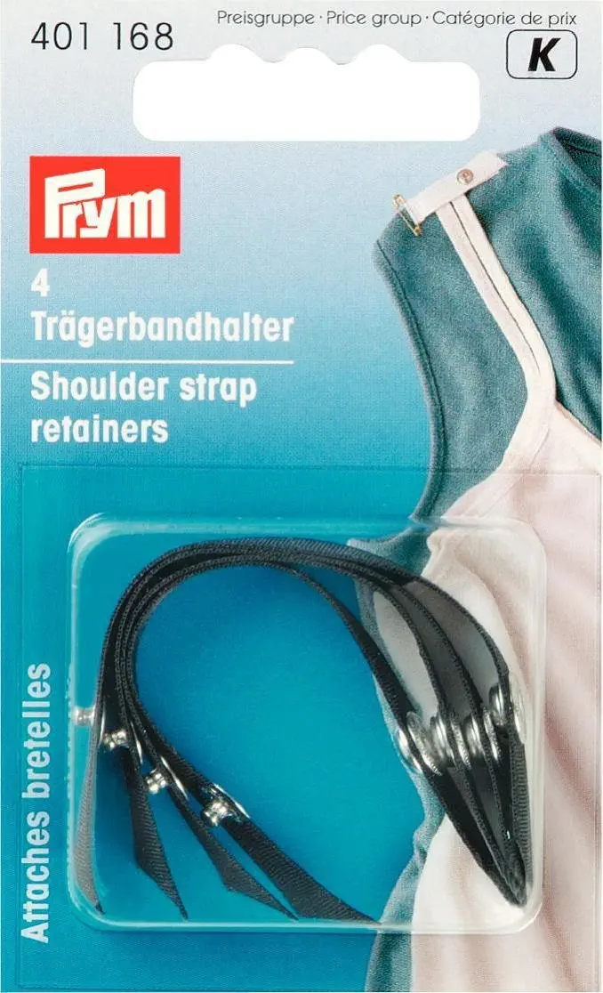 Prym 401168 Trägerbandhalter schwarz