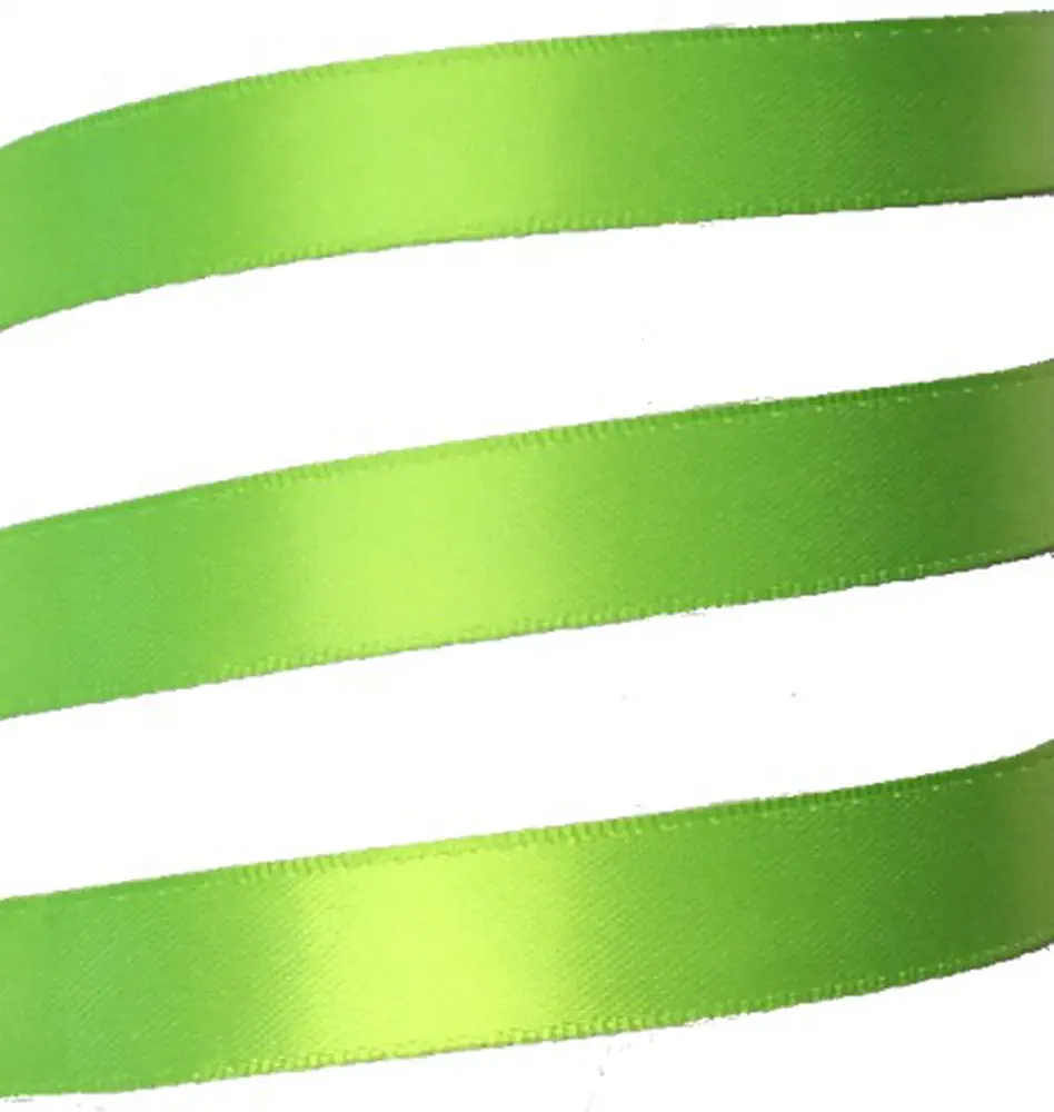 22,80 m Satinband Double Face 013 mm neon grün
